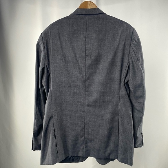 Armani Collezioni Wool 2 Button Blazer in Grey Size 44R - Picture 2 of 4